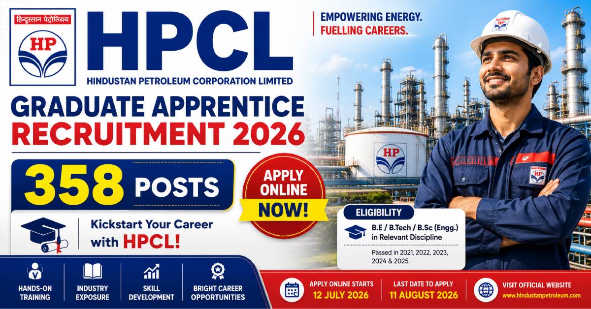 HPCL Graduate Apprentice Recruitment 2026
